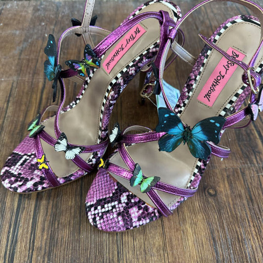 Strappy Heels Butterflies