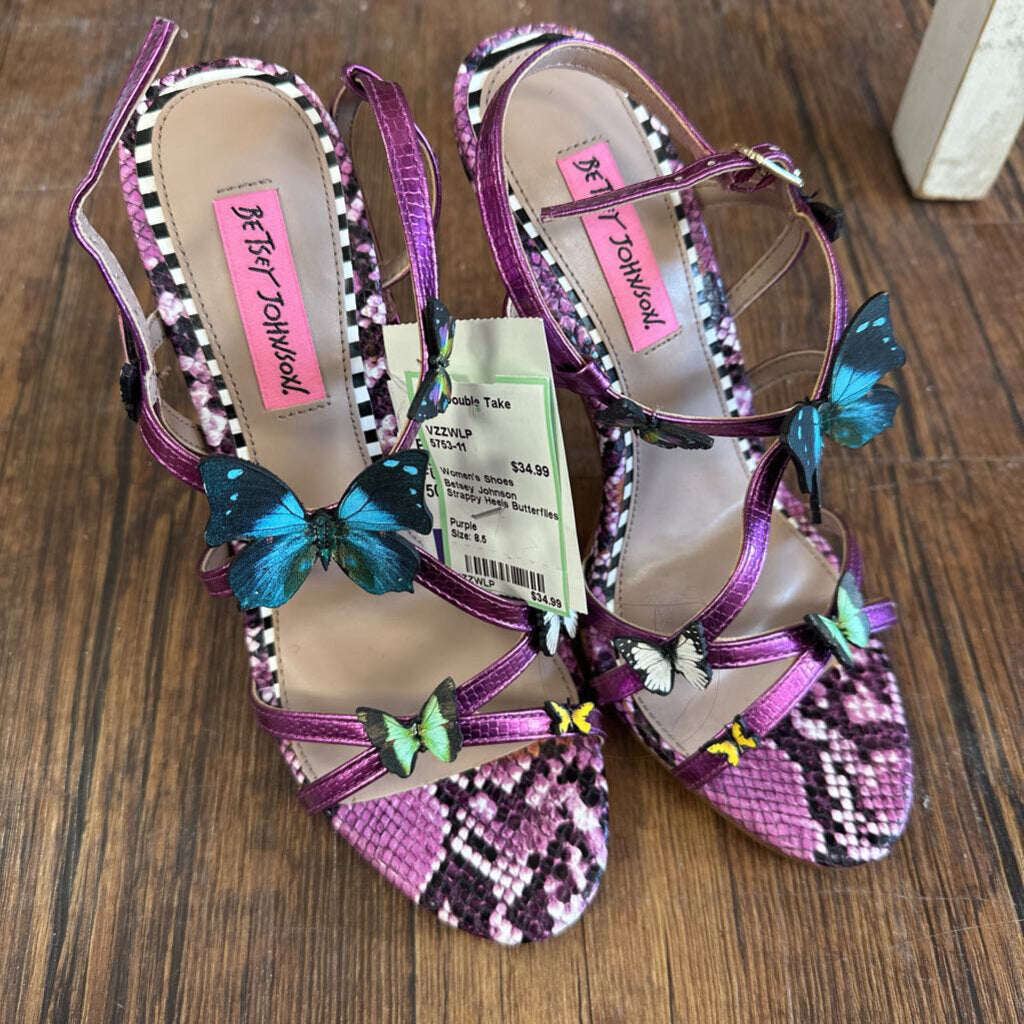 Strappy Heels Butterflies