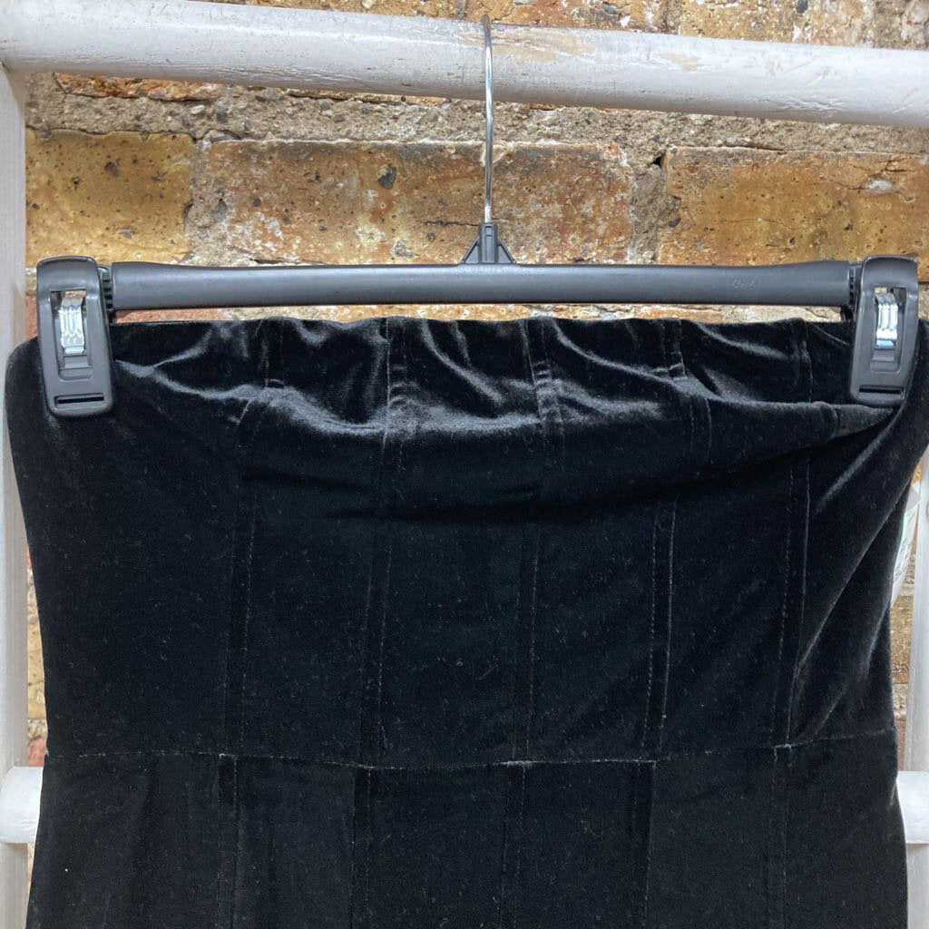 NWT Strapless Dress Velvet