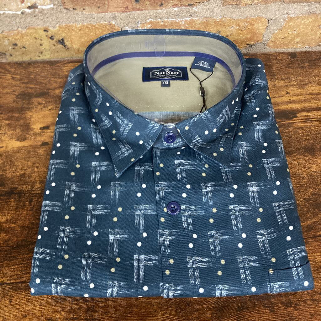 NWT Shirt Dress BD LS Print