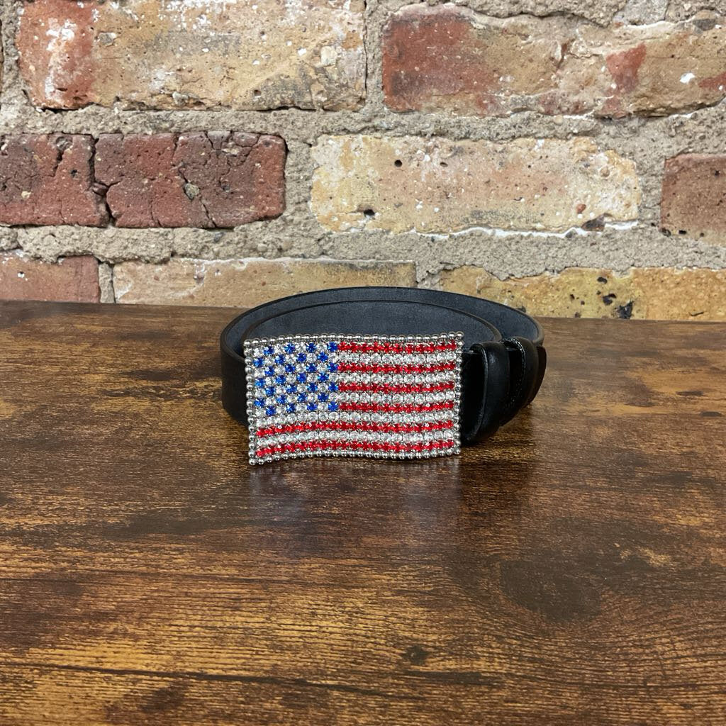Belt American Flag Embellished