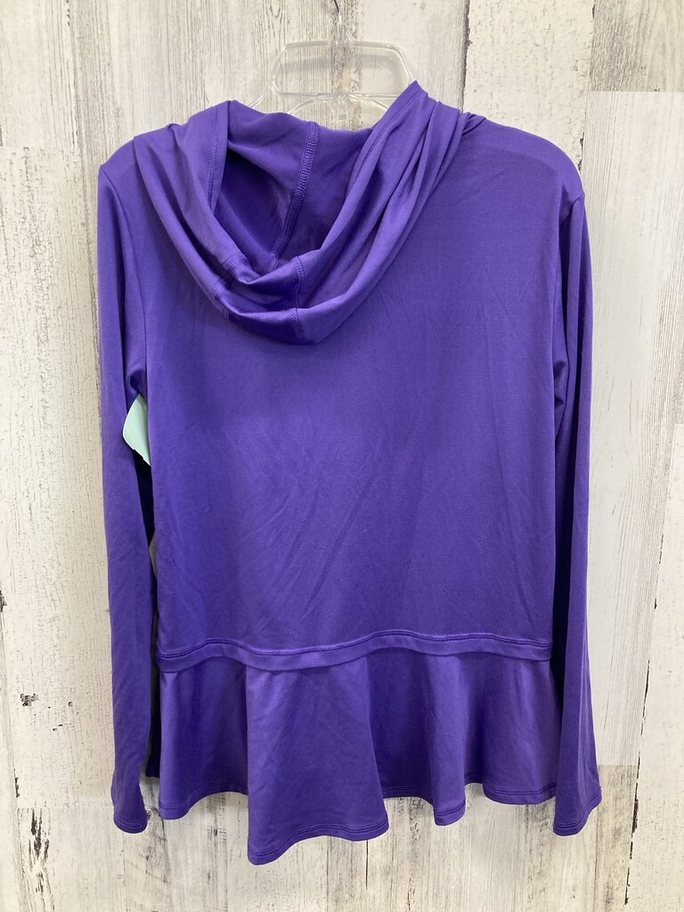 Hoodie LS Geometric Heart Shard Peplum