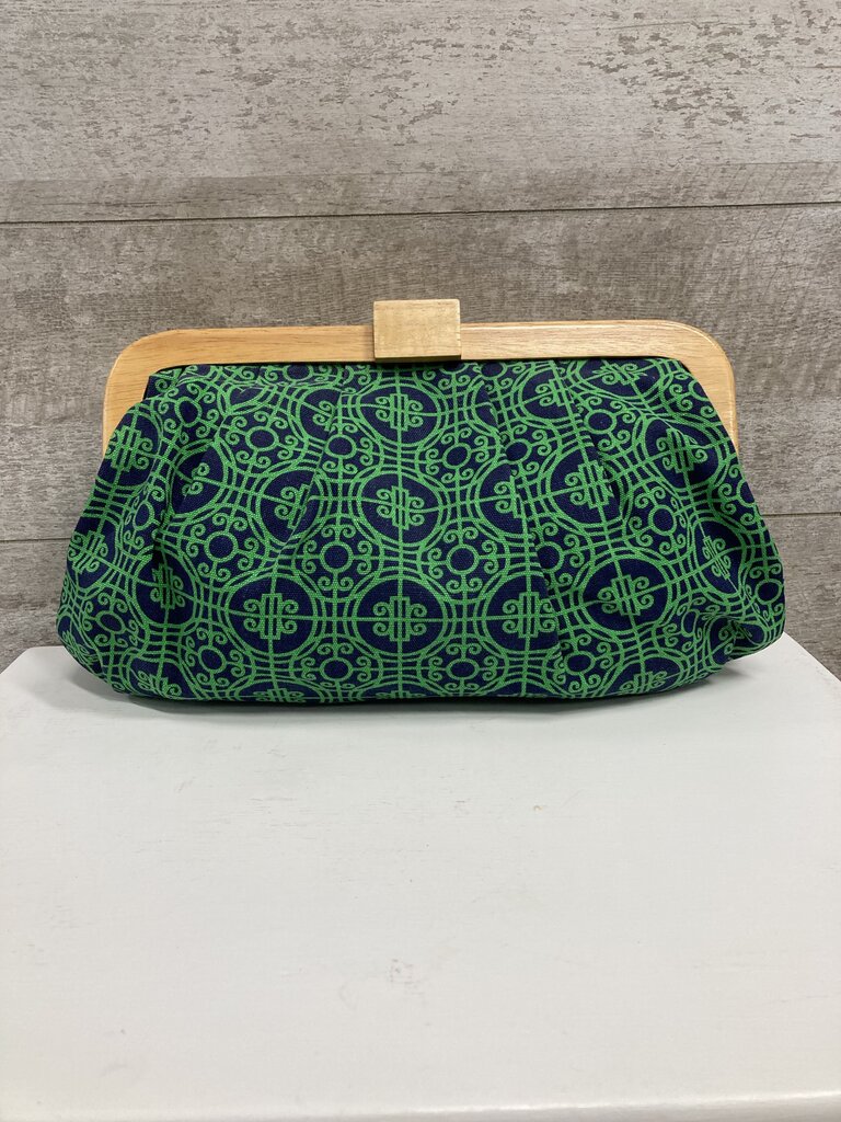 Clutch Geometric Pattern Wooden Frame