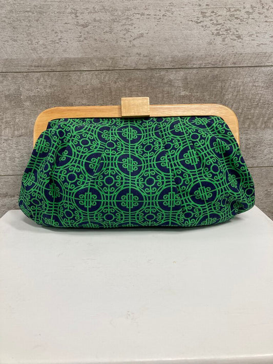 Clutch Geometric Pattern Wooden Frame