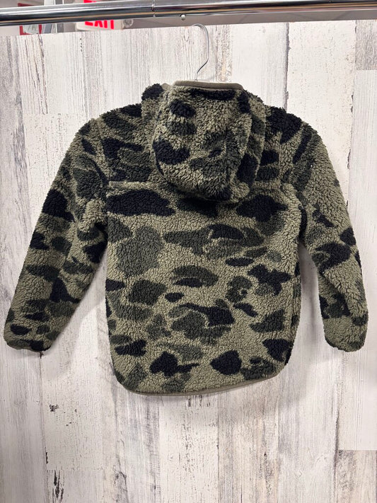 Fleece hooded camo