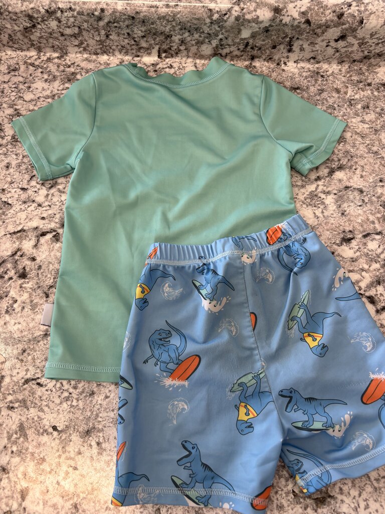 3PC Swimset shirt/hat/shorts