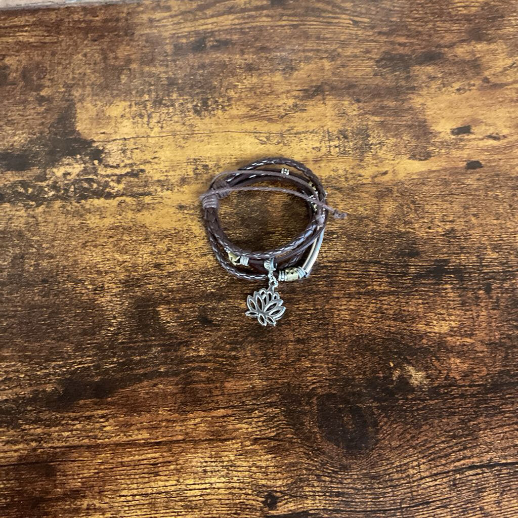 Lotus Flower Layered Bracelet