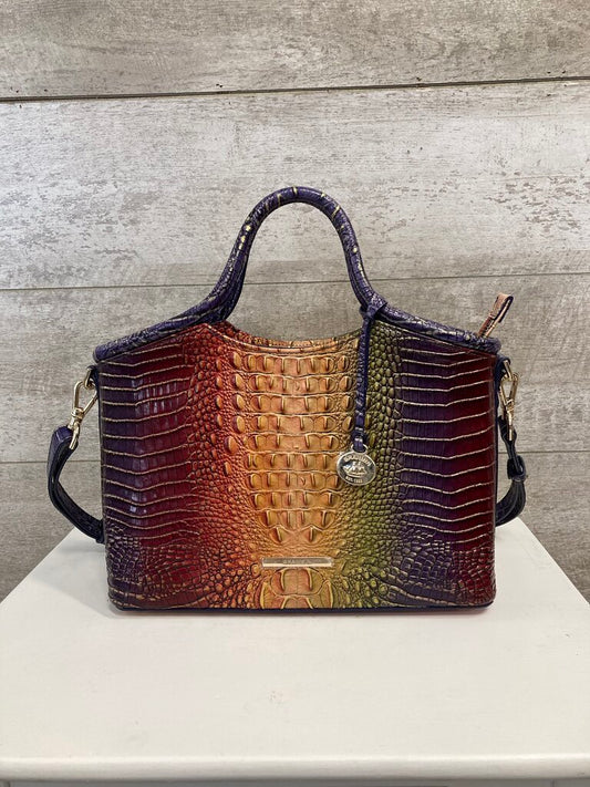 Brahmin Croc Satchel