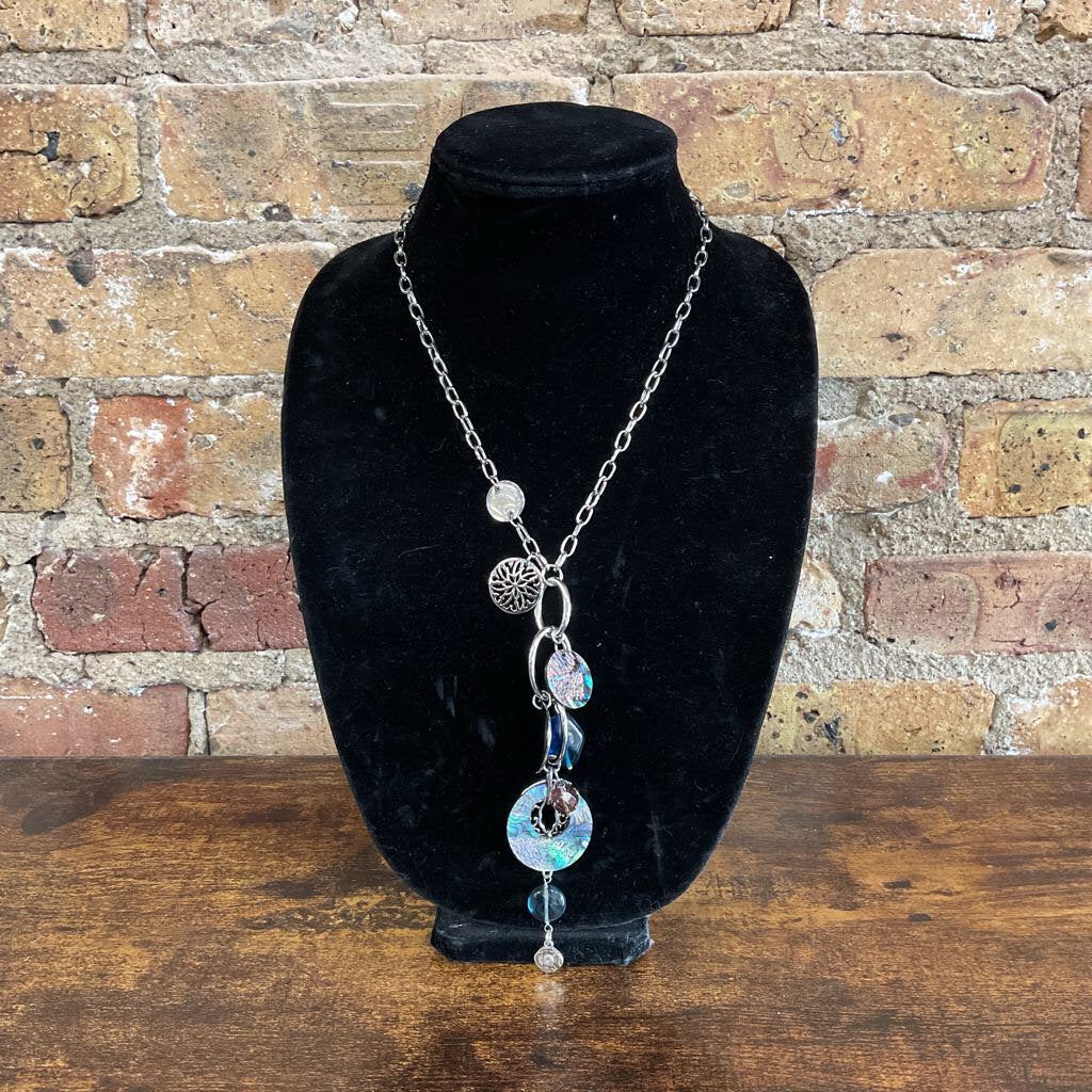 Necklace/Bracelet Set Beads Abalone Charms