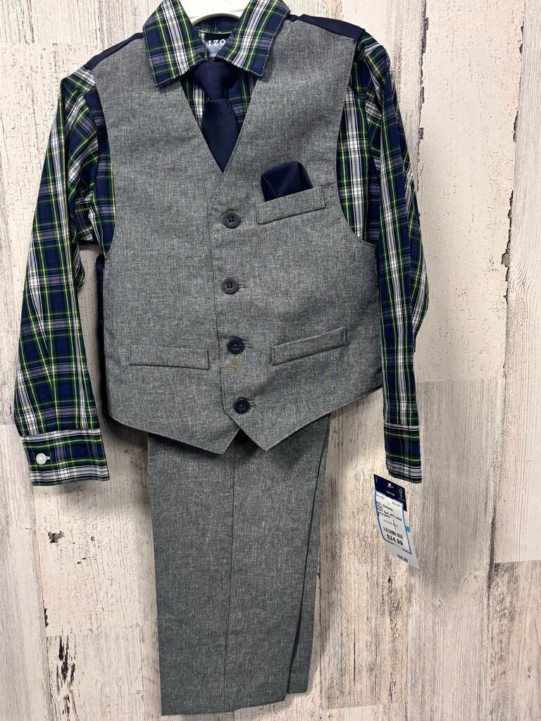 NWT Suit 4PC plaid