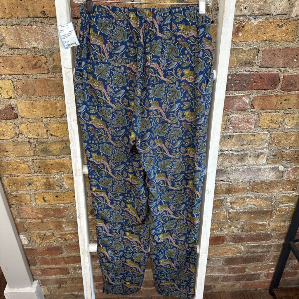 Silk Pants Jungle Print