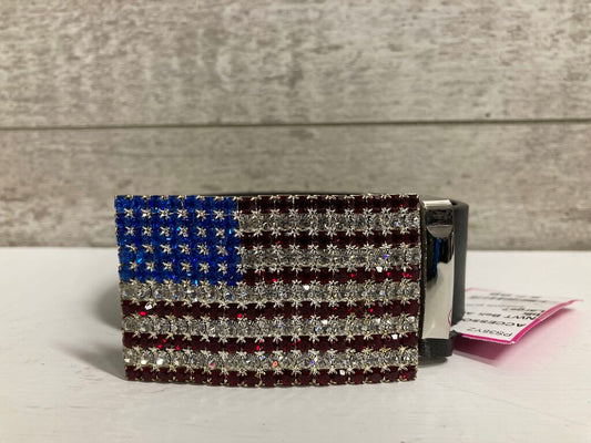NWT Belt American flag bling AS IS