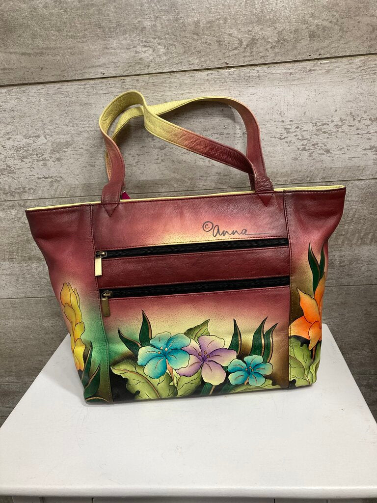 Floral Bag Leather Anna
