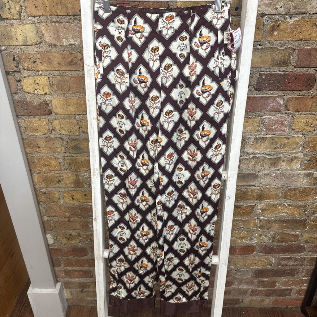 Satin Pants Patterned