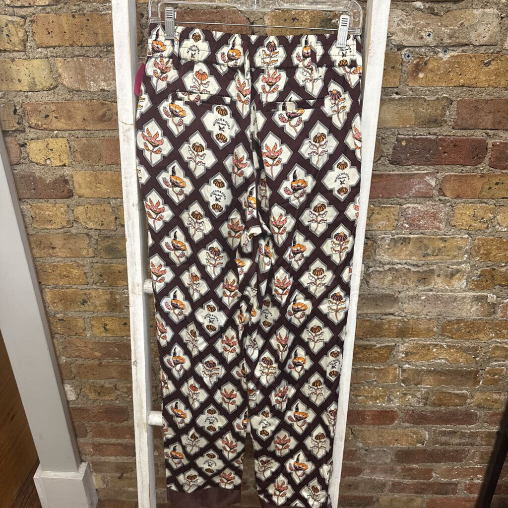 Satin Pants Patterned