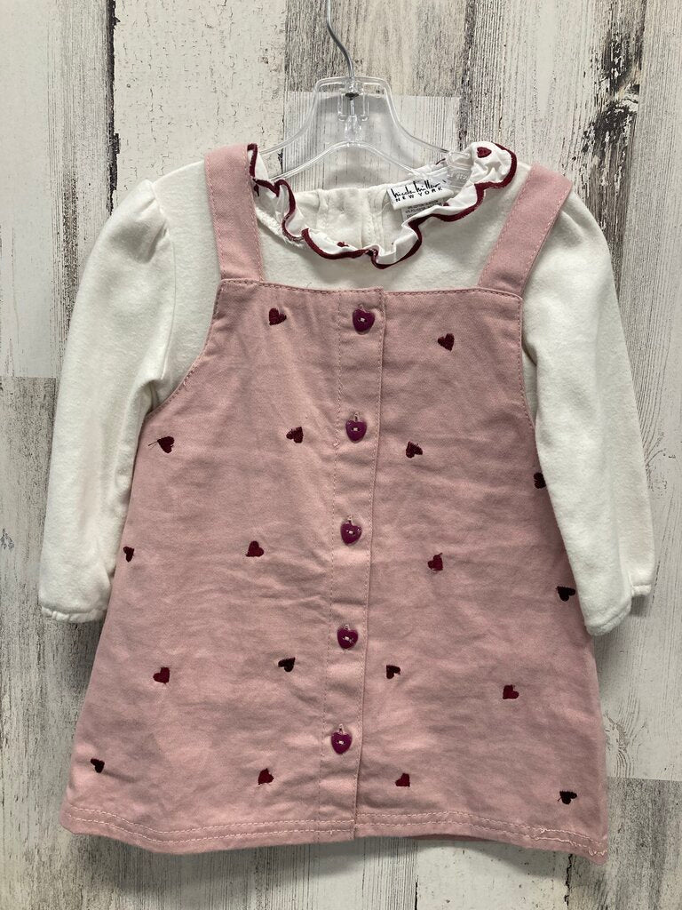 2PC jumper/ LS shirt hearts