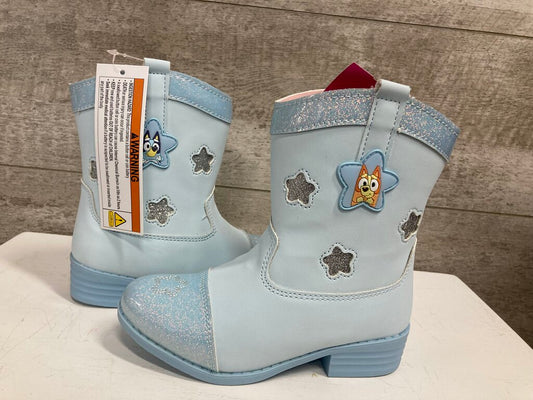 NEW Cowboy Boots Bluey Light-Up Glittered
