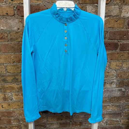 Top LS Qtr BD/Ruffle Trim