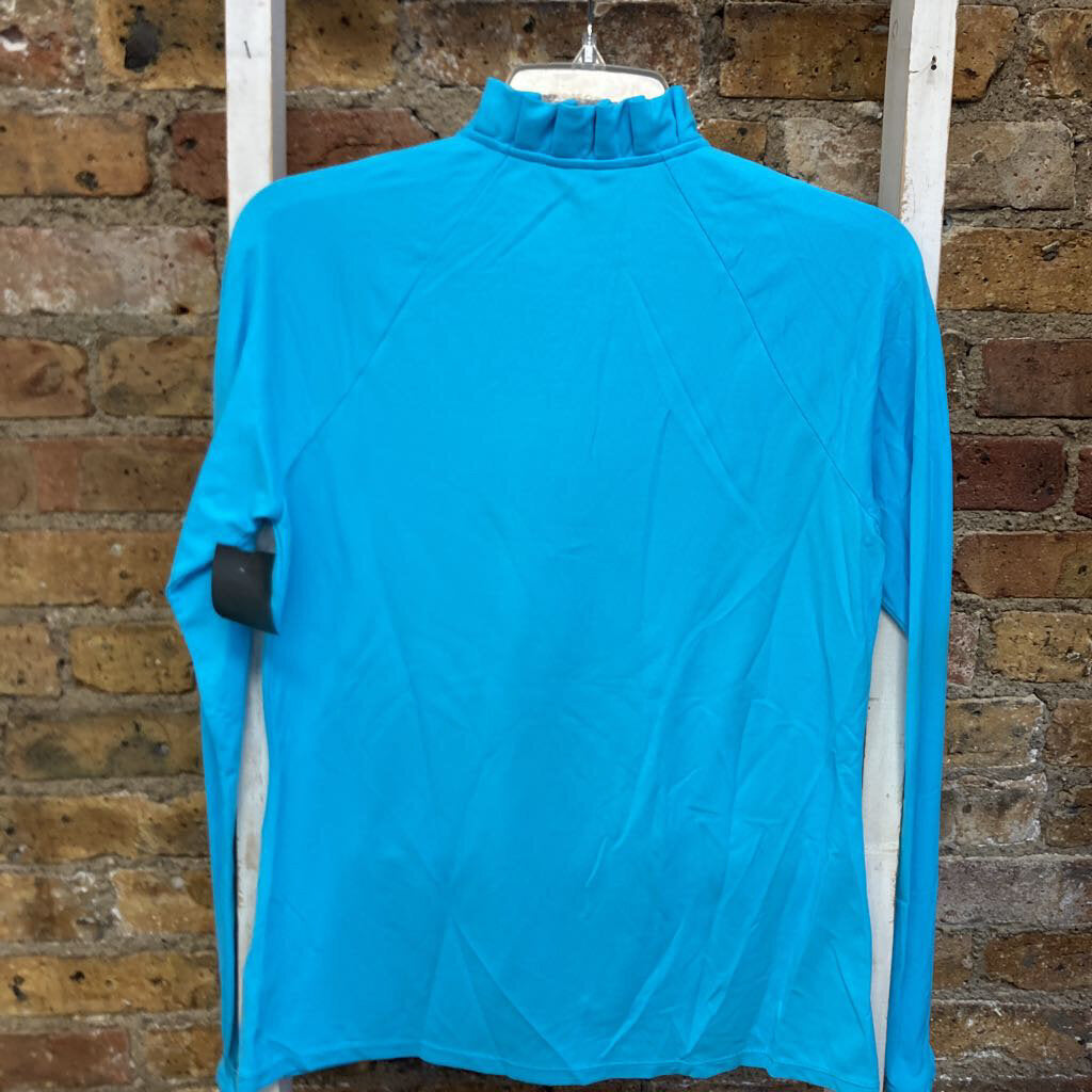 Top LS Qtr BD/Ruffle Trim