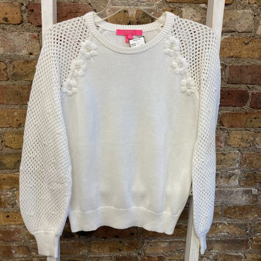 Sweater Crochet/Embellished Sleeves