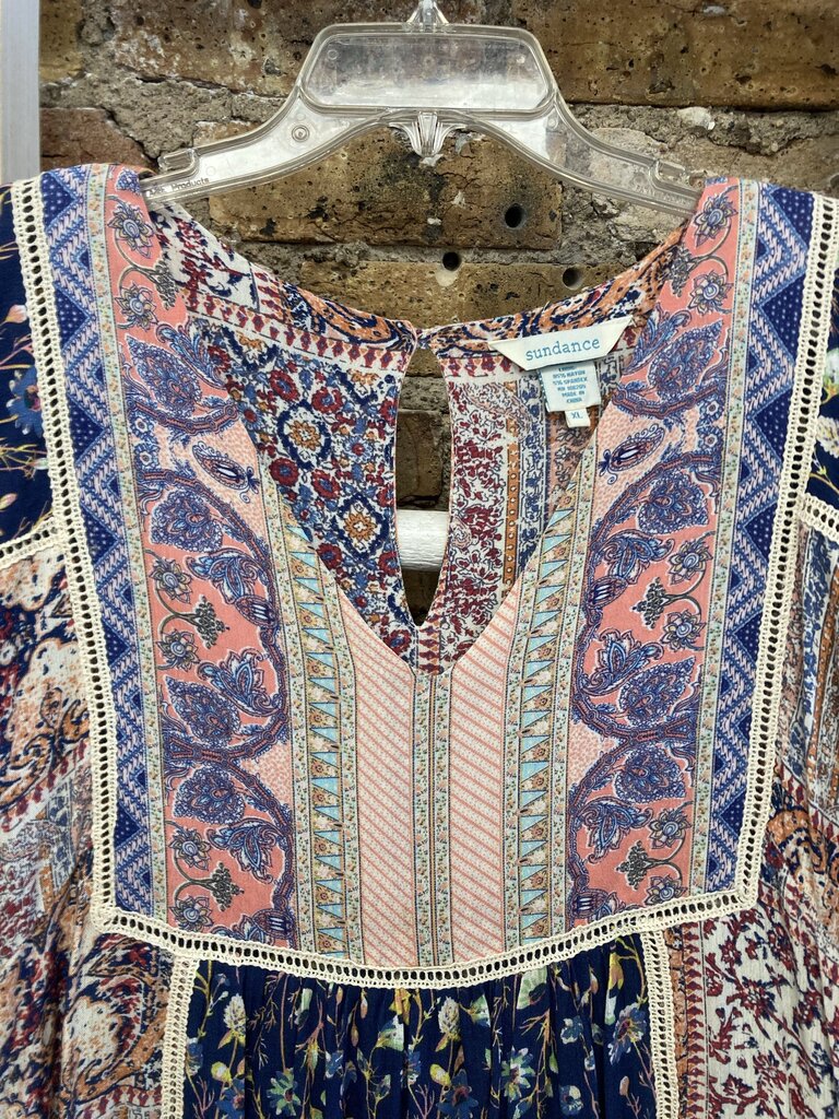 Patchwork Vneck Dress