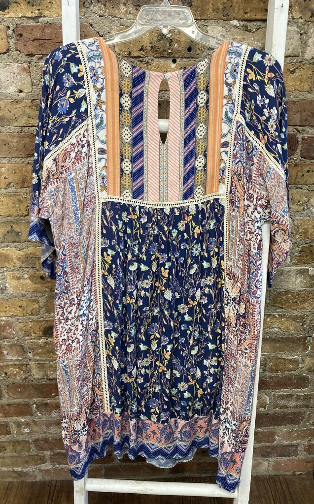 Patchwork Vneck Dress