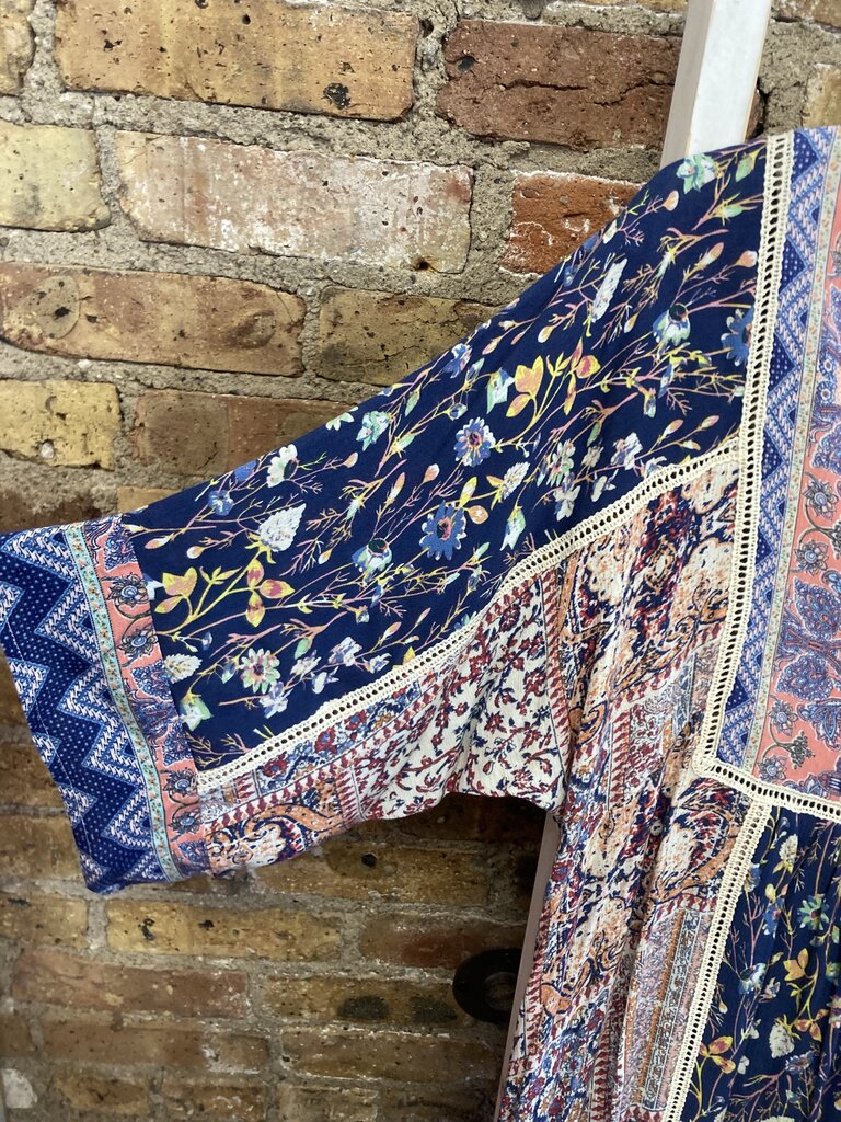 Patchwork Vneck Dress