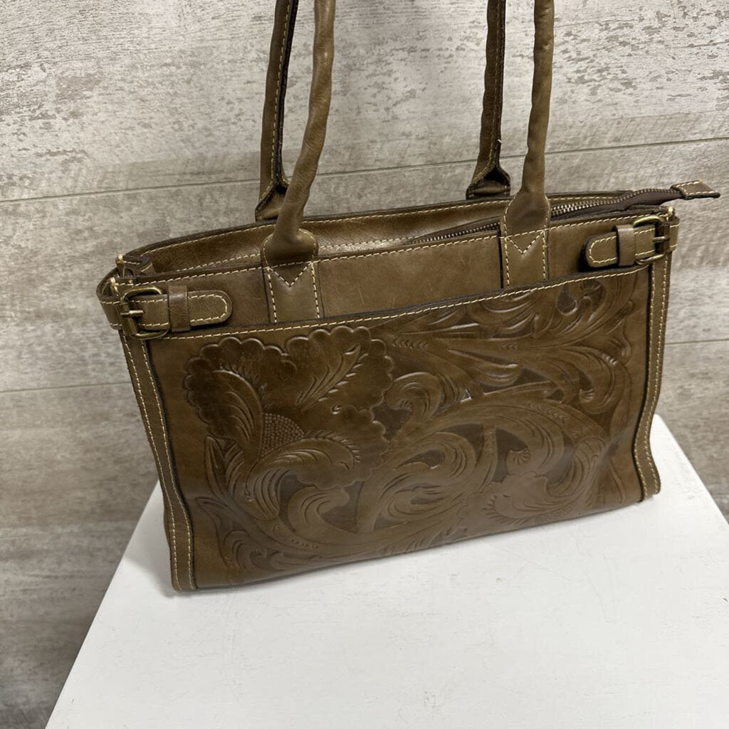 Embossed Floral Bag