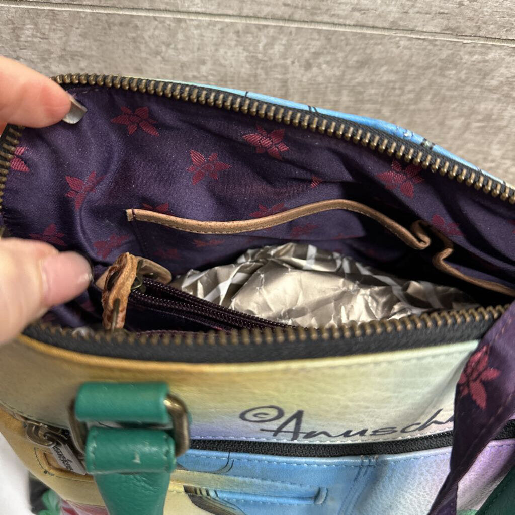 NWT Floral Bag Leather