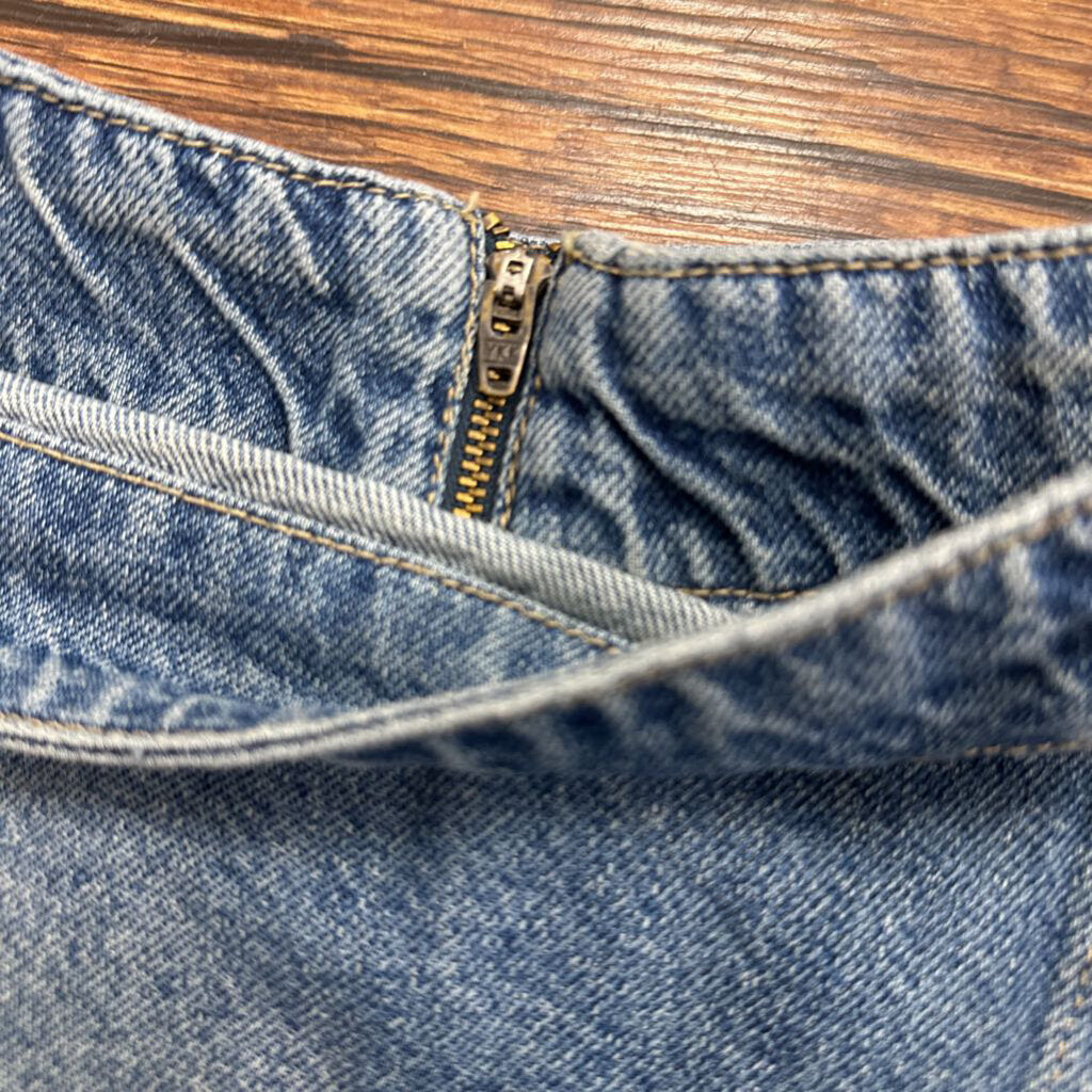 Denim Wrap Skort