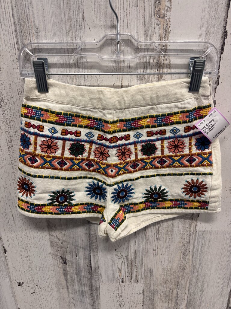 Shorts Floral Embroidered