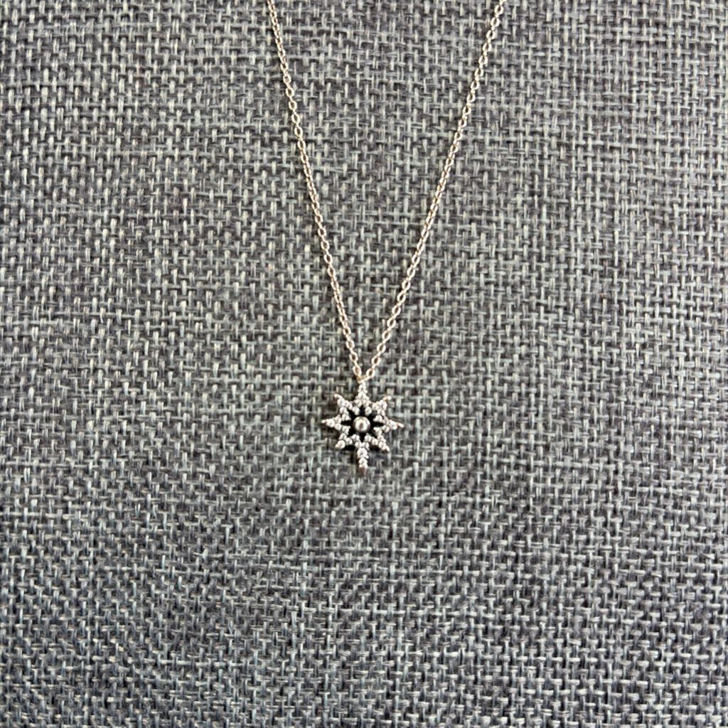 .925 North Star Necklace