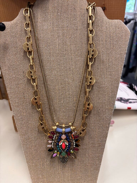 Necklace stone pendant