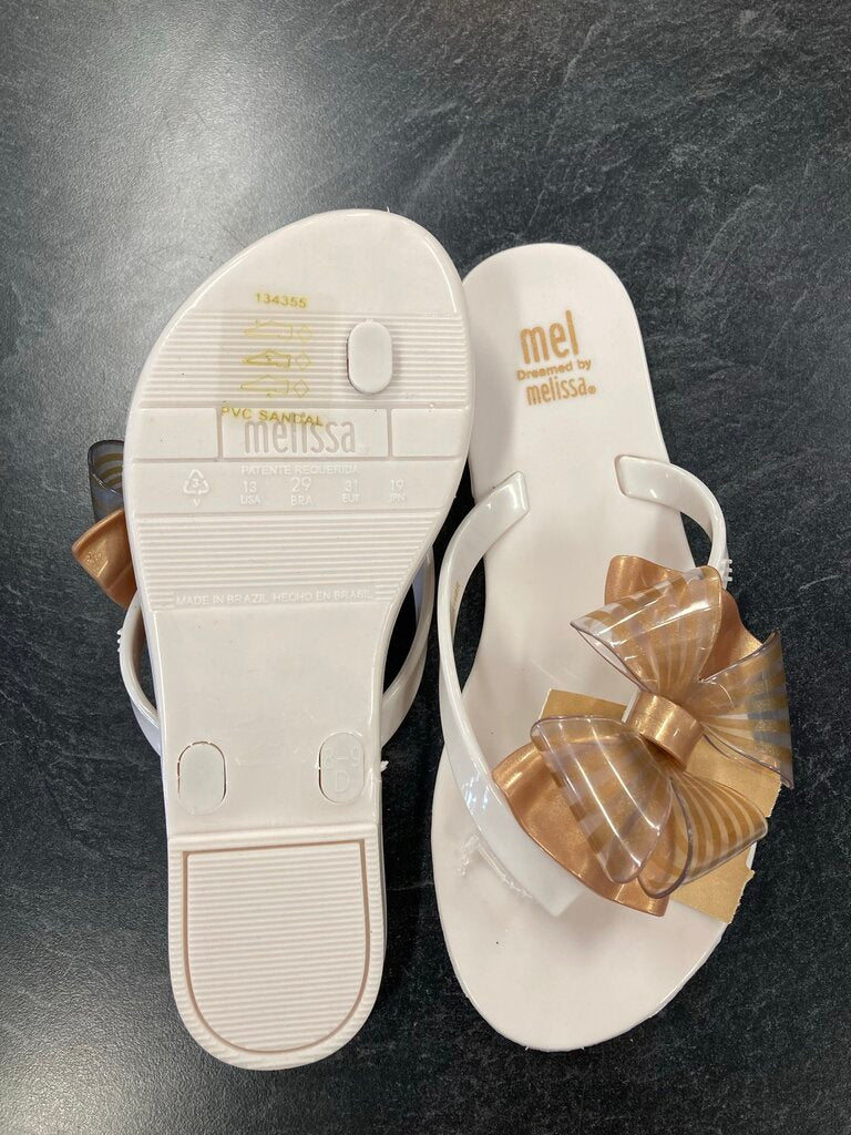 NEW Flip Flops Jelly W/Bow