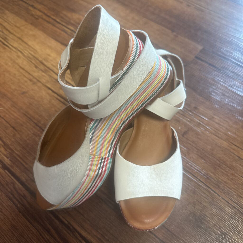 Sandals Wedge Stripe
