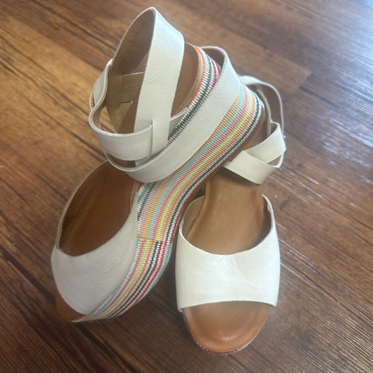 Sandals Wedge Stripe